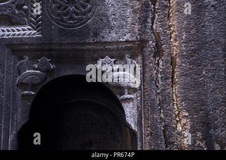 Armenien, Jerewan Provinz, Kloster Geghard, UNESCO Weltkulturerbe Stockfoto