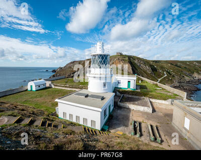 South Licht Leuchtturm auf Lundy Island vor der Küste von North Devon Stockfoto