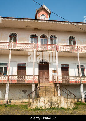 Roça Agostinho Neto altes Haus Stockfoto