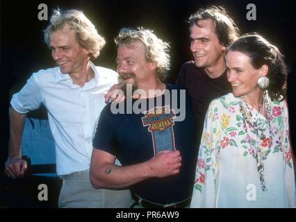 Livingston Taylor, Eric Taylor, James Taylor und KateTaylor 1981 Foto von Adam Schädel/PHOTOlink.net/MediaPunch Stockfoto