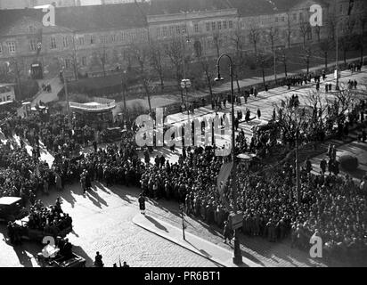 Einmarsch der Nationalsozialisten in Österreich 1938 ein das Dritte Reich/Anschluss Österreichs 1938 an das Dritte Reich Stockfoto
