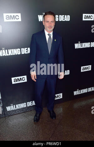 Andrew Lincoln an der AMC "The Walking Dead" Season 9 Premiere auf der DGA-Theater am 27. September 2018 in Los Angeles, Kalifornien. Stockfoto