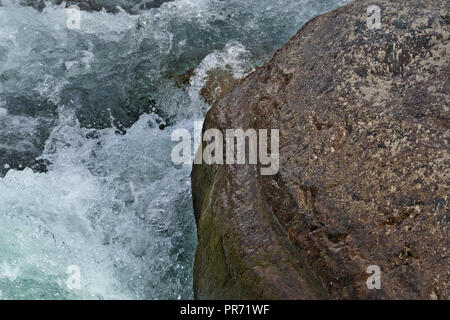 Athabasca River, Jasper NP, Kanada Stockfoto
