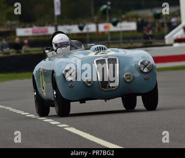 Guy Harman, Frazer Nash Targa Florio, Freddie März Memorial Trophy, Sportwagen, 1952 bis 1955, Goodwood Revival 2018, September 2018, Automobile, Ca Stockfoto