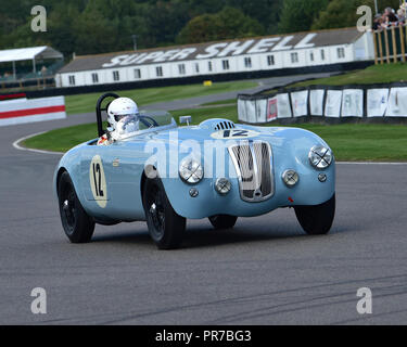 Guy Harman, Frazer Nash Targa Florio, Freddie März Memorial Trophy, Sportwagen, 1952 bis 1955, Goodwood Revival 2018, September 2018, Automobile, Ca Stockfoto