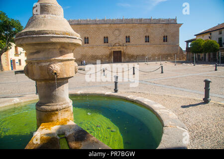 Duques de Medinaceli Palast. Plaza Mayor, Cogolludo, Provinz Guadalajara, Kastilien-La Mancha, Spanien. Stockfoto