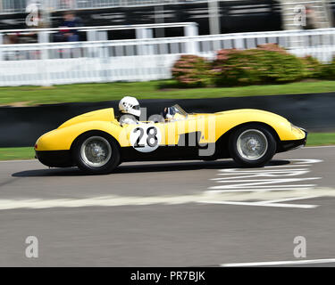 David Cottingham, Ferrari 500 TRC, Freddie März Memorial Trophy, Sportwagen, 1952 bis 1955, Goodwood Revival 2018, September 2018, Automobile, Autos, Stockfoto