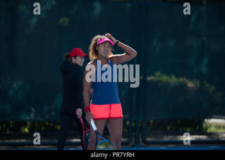 September 29, 2018 - Naomi Osaka Japan Praktiken an der China Open 2018 WTA Premier Pflichtfeld Tennis Turnier Quelle: AFP 7/ZUMA Draht/Alamy leben Nachrichten Stockfoto