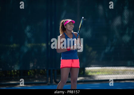 September 29, 2018 - Naomi Osaka Japan Praktiken an der China Open 2018 WTA Premier Pflichtfeld Tennis Turnier Quelle: AFP 7/ZUMA Draht/Alamy leben Nachrichten Stockfoto