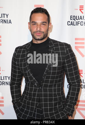Los Angeles, Ca, USA. 29 Sep, 2018. Johnny Sibilly, bei Gleichheit Kalifornien 2018 Los Angeles Gleichstellung Auszeichnungen im JW Marriott Los Angeles In Los Angeles. Leben in Los Angeles Kalifornien am 29. September 2018. Credit: Faye Sadou/Medien Punch/Alamy leben Nachrichten Stockfoto