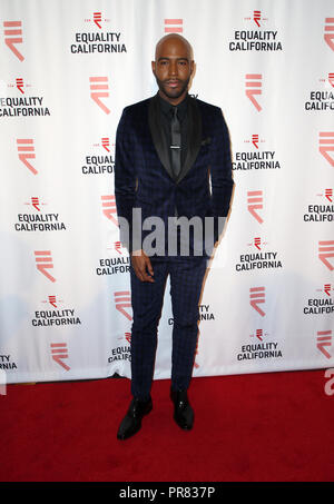 Los Angeles, Ca, USA. 29 Sep, 2018. Karamo Braun, bei Gleichheit Kalifornien 2018 Los Angeles Gleichstellung Auszeichnungen im JW Marriott Los Angeles In Los Angeles. Leben in Los Angeles Kalifornien am 29. September 2018. Credit: Faye Sadou/Medien Punch/Alamy leben Nachrichten Stockfoto