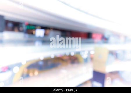 Blur Shopping mall Hintergrund Stockfoto