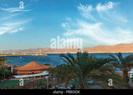 Bay am Roten Meer in Eilat Stockfoto