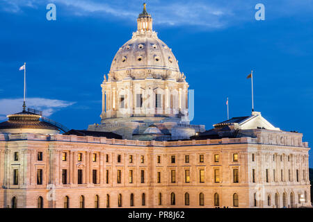 Minnesota State Capitol Building in St. Paul. St. Paul, Minnesota, USA. Stockfoto