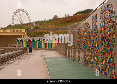 Barry Island im Regen. September 2018 Stockfoto