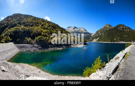 Blick auf oredon See in Hautes Pyrenees, Frankreich Stockfoto