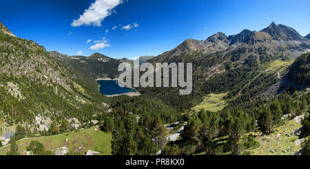 Ein Blick auf oredon See in Hautes Pyrenees, Frankreich Stockfoto