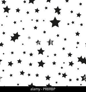 Star nahtlose Muster. Cute kids Star nahtlose Muster. Nahtlose patter mit Sternen. Star Hintergrund. Babys Mode. Vector Illustration, eps 10. Stock Vektor