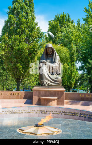 Speicher Memorial Square in Taschkent, für jene, die nicht aus dem Zweiten Weltkrieg, Usbekistan zurück gewidmet. Stockfoto