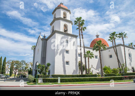 Kirche in San Juan Capistrano, Kalifornien, USA Stockfoto