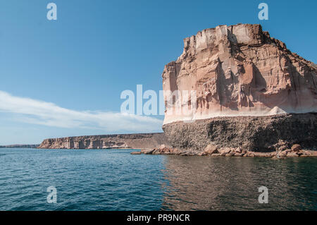 Sommer Ferien auf der Baja, Isla Espiritu Santo, La Paz Baja California Sur. Mexiko Stockfoto