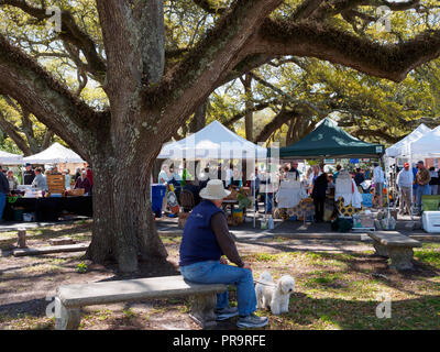 Olde Beaufort Farmers Market, North Carolina Stockfoto