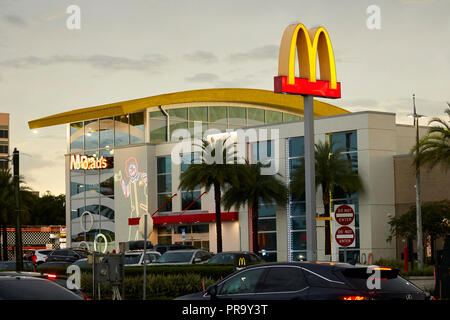 Amerika größte McDonalds auf dem International Drive Orlando Stockfoto