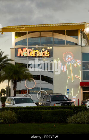 Amerika größte McDonalds auf dem International Drive Orlando Stockfoto
