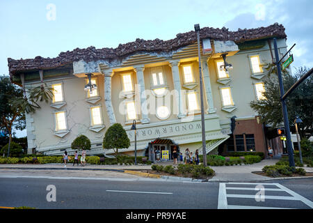 Wonderworks Kopfüber Haus Stockfoto