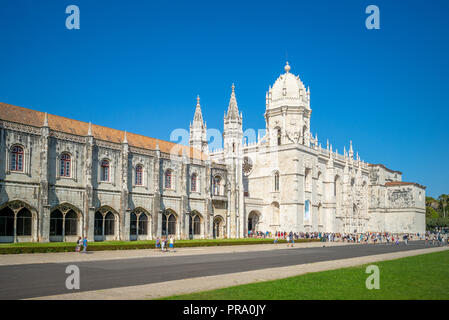 Kloster Jeronimos Kloster oder Hieronymites Stockfoto