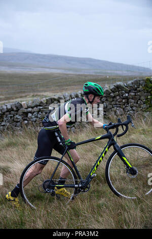 3 Peaks Cyclocross, Yorkshire Dales, UK. Stockfoto