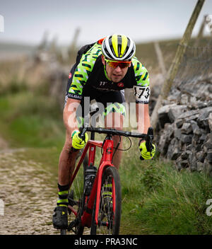 3 Peaks Cyclocross, Yorkshire Dales, UK. Stockfoto