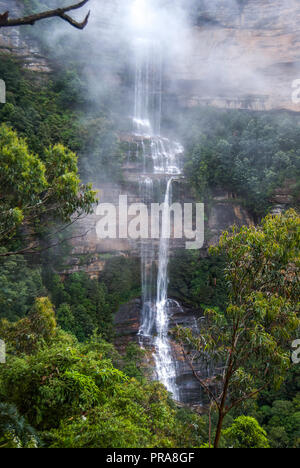 Ein Wasserfall in den Blue Mountains Stockfoto