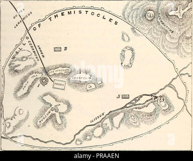 "Der Student der antiken Geographie, auf das Lexikon der Griechischen und Römischen Geographie" (1861) Stockfoto