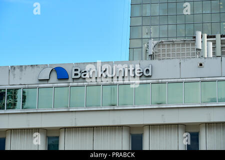 MIAMI, USA - 22. AUGUST 2018 Bank United in Miami, Florida Stockfoto