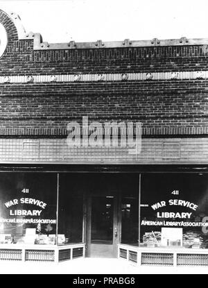 1918 - American Library Association - Versand - A.L.A. Versand Büro, El Paso, Texas Stockfoto