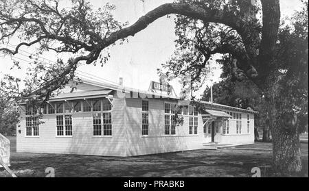 1918 - Bibliotheken - Alabama durch Iowa-Camp Fremont, Palo Alto, Cal. Das Lager Gebäude der Bibliothek Stockfoto