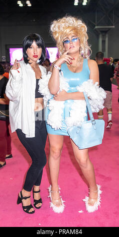 New York, NY, USA - September 29,2018: Gäste besuchen RuPaul's DragCon NYC 2018 bei Jacob K. Javits Convention Center, Manhattan Credit: Sam Aronov/Alamy leben Nachrichten Stockfoto