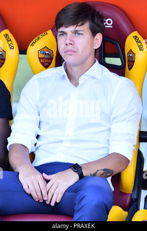 Rom, Italien. 01 Okt, 2018. Fußball-Liga Serie A Rom vs Lazio-Rome 29-09-2018 im Bild Ante Coric Foto Fotograf01 Gutschrift: Unabhängige Fotoagentur/Alamy leben Nachrichten Stockfoto
