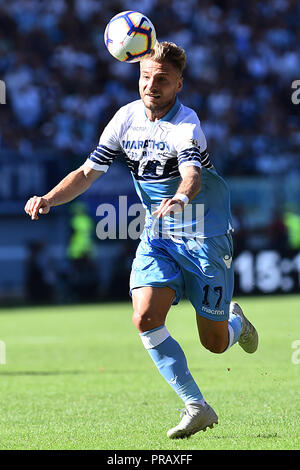 Rom, Italien. 01 Okt, 2018. Fußball-Liga Serie A Rom vs Lazio-Rome 29-09-2018 im Bild Ciro unbeweglich Foto Fotograf01 Gutschrift: Unabhängige Fotoagentur/Alamy leben Nachrichten Stockfoto