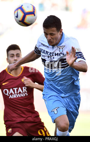 Rom, Italien. 01 Okt, 2018. Fußball-Liga Serie A Rom vs Lazio-Rome 29-09-2018 im Bild Luis Felipe Foto Fotograf01 Gutschrift: Unabhängige Fotoagentur/Alamy leben Nachrichten Stockfoto
