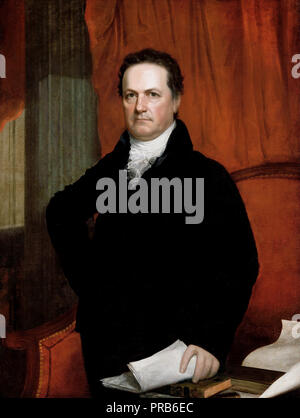 John Wesley Jarvis, Portrait von DeWitt Clinton, ca. 1816, Öl auf Leinwand, die National Portrait Gallery, Washington, D.C., USA. Stockfoto