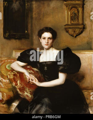 John Singer Sargent, Elizabeth Winthrop Chanler (Frau John Jay Chapman) 1893 Öl auf Leinwand, Smithsonian American Art Museum, Washington, D.C., USA. Stockfoto