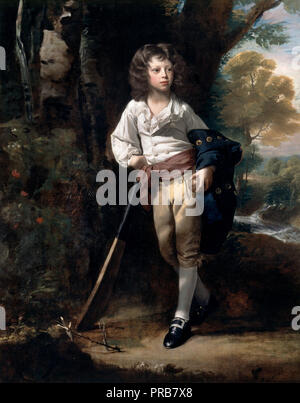 John Singleton Copley, Richard Heber 1782 Öl auf Leinwand, Yale Center für British Art, New Haven, USA. Stockfoto