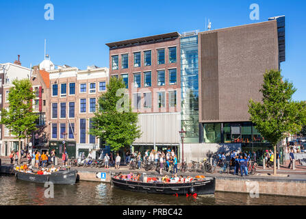 Amsterdam Anne Frank Haus Amsterdam Prinsengracht Holland die Niederlande Stockfoto