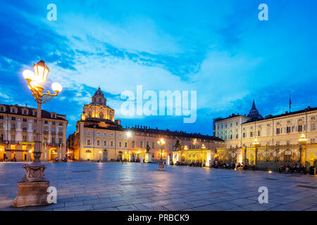 Europa, Italien, Piemont, Turin, Palazzo Reale Stockfoto