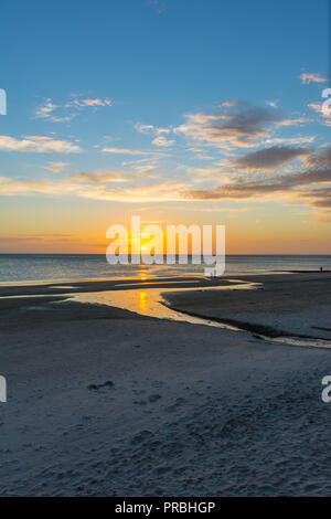 Sonnenuntergang in Piriapolis, Uruguay Stockfoto