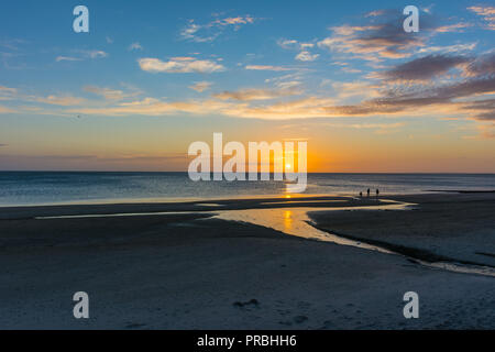 Sonnenuntergang in Piriapolis, Uruguay Stockfoto