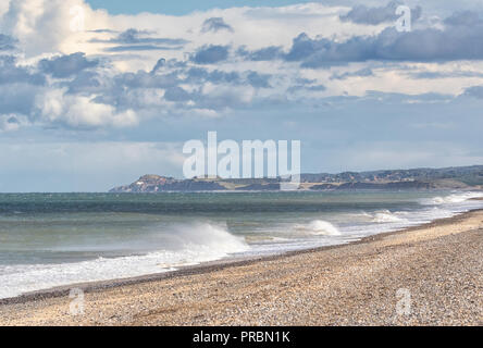 Landschaft Blick auf die North Norfolk Küstenlinie um Cley, Weybourne und Sheringham. Stockfoto