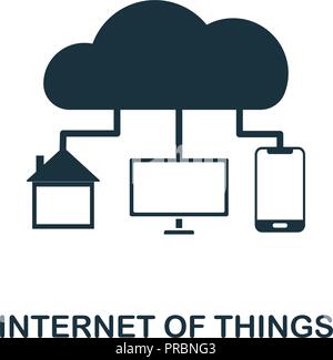 Internet der Dinge Symbol. Einfaches Design aus Industrie 4.0 Sammlung. UX und UI. Pixel Perfect Premium Internet der Dinge Symbol. Für web design, ein Stock Vektor